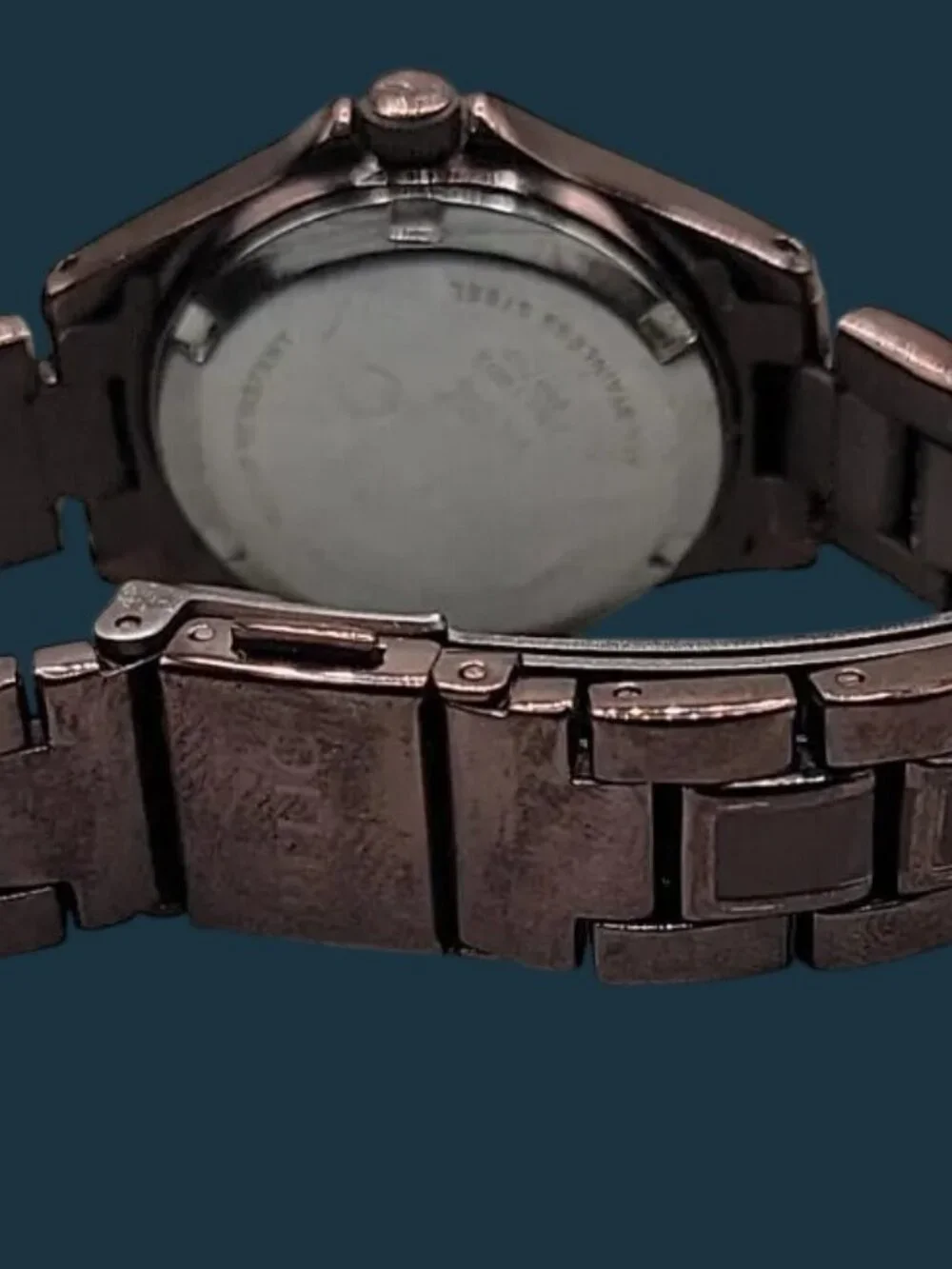 Relic Wet Ladies Watch Quartz Rhinestone MOP 26mm Chocolate Stainless 6